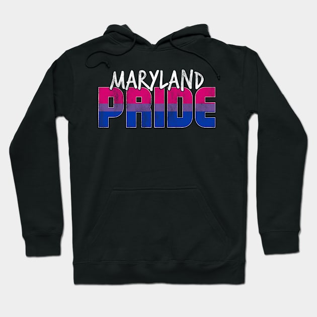 Maryland Pride Bisexual Flag Hoodie by wheedesign